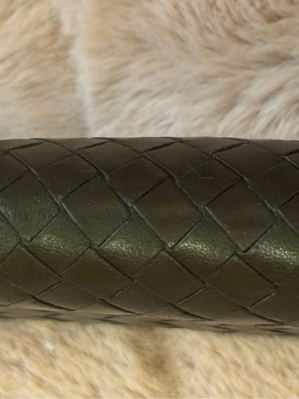 Bottega Veneta Brown Intrecciato Zip Wallet